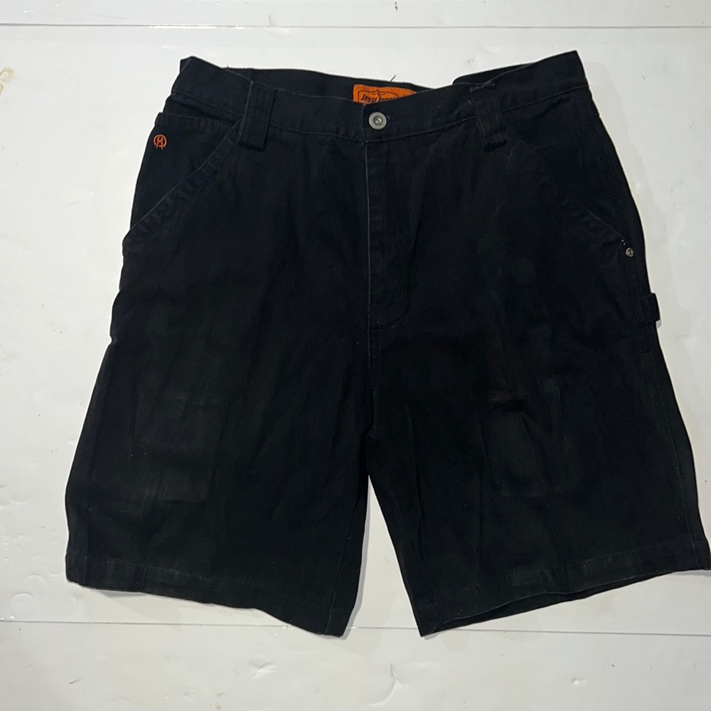 Jesse James Black Cargo Shorts